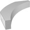 Ekena Millwork 4-in. W x 22-in. D x 26-in. H Thorton Architectural Grade PVC Knee Brace BRCP04X22X26THR - alternate 2